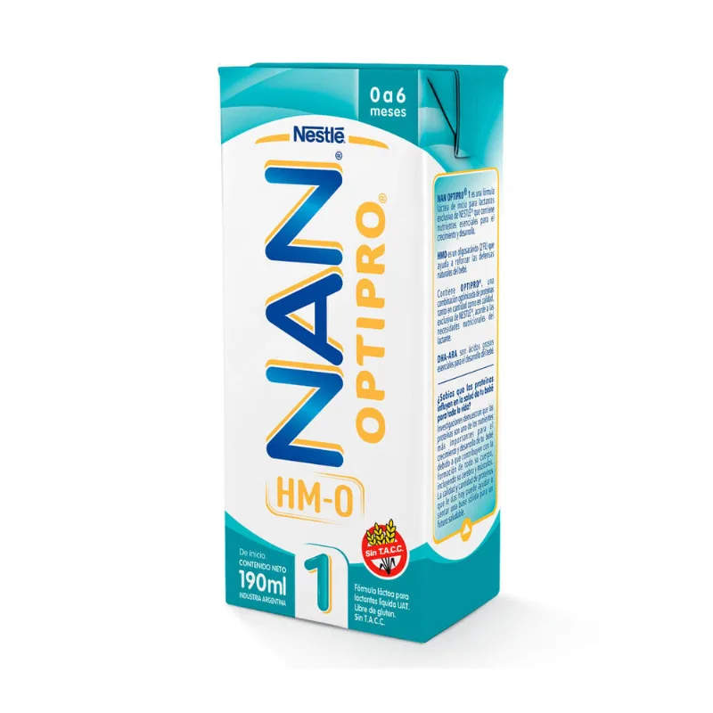 Leche fluida infantil Nan opíparo 1 190 cc.