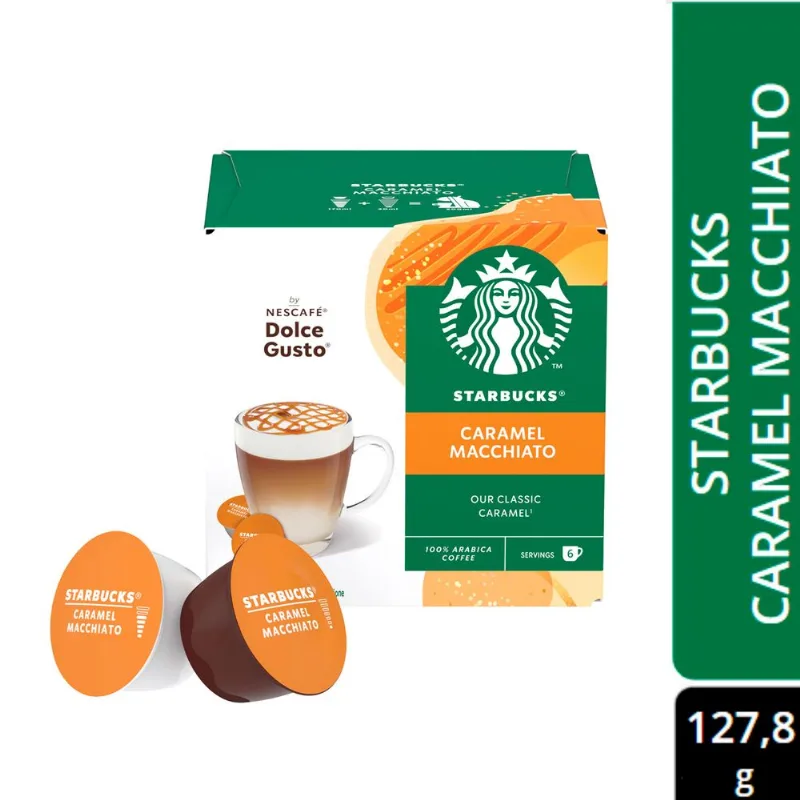 Café en Cápsulas Starbucks Caramel Macchiato 12 un.
