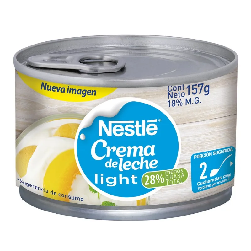 Crema de Leche Light Nestlé Tarro 157 g