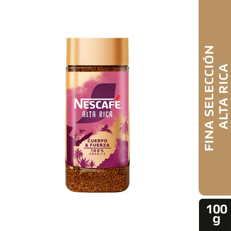 Café Liofilizado Nescafé Fina Selección Alta Rica Frasco 100 g