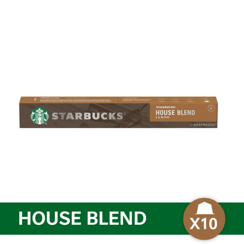 Cápsulas de café Starbucks® nespresso® house blend x 10 cápsulas