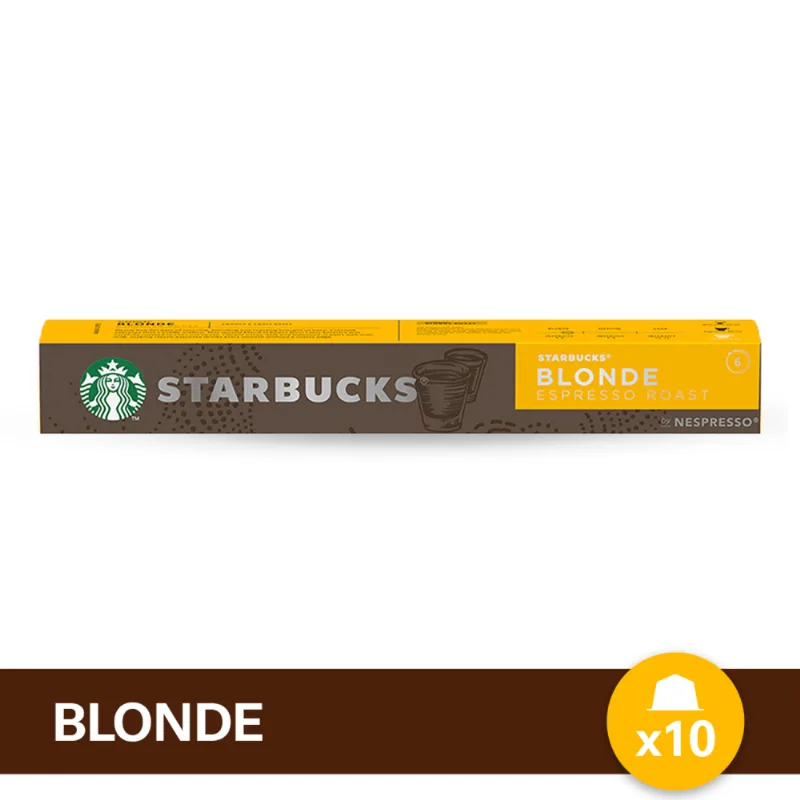 Cápsulas de café Starbucks® nespresso® blonde espresso x 10 cápsulas