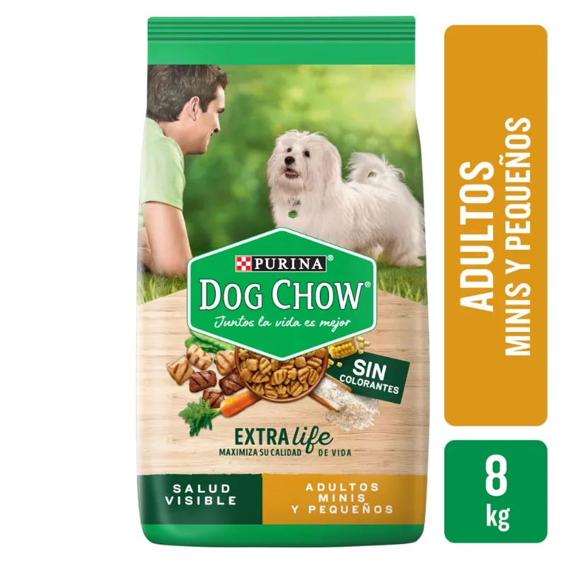 Alimento Dog Chow Sin Col Adulto Mini Y Peq8k
