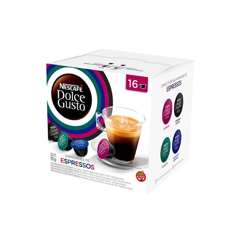Café Nescafe Dolce Gusto Espresso Collection X110gr Café Nescafe Dolce Gusto Espresso Collection X