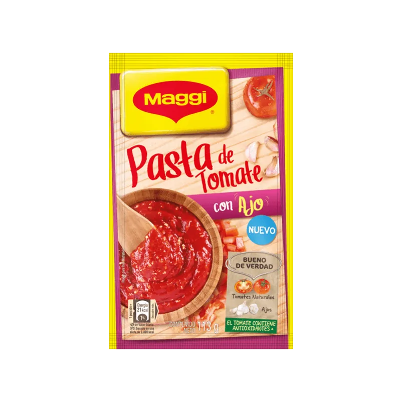 Pasta de Tomate con Ajo Maggi|113g