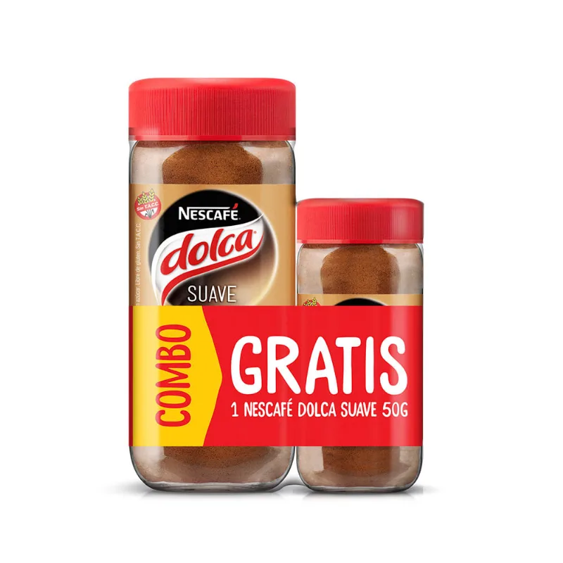 Dolca Nescafe Suave 170g+50g Gratis Dolca Nescafe Suave 170 Gr + 50 Gr Gratis