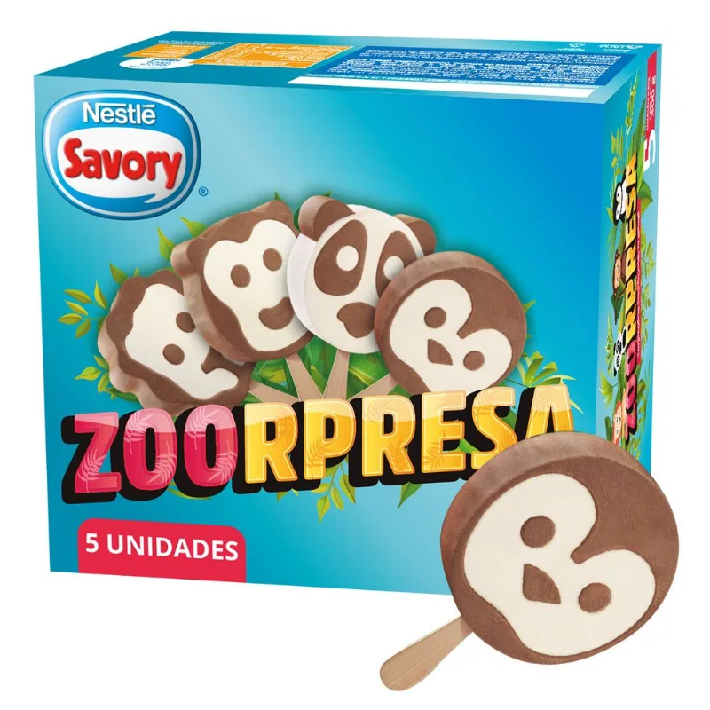 Helado Zoorpresa Multipack 5X60 g