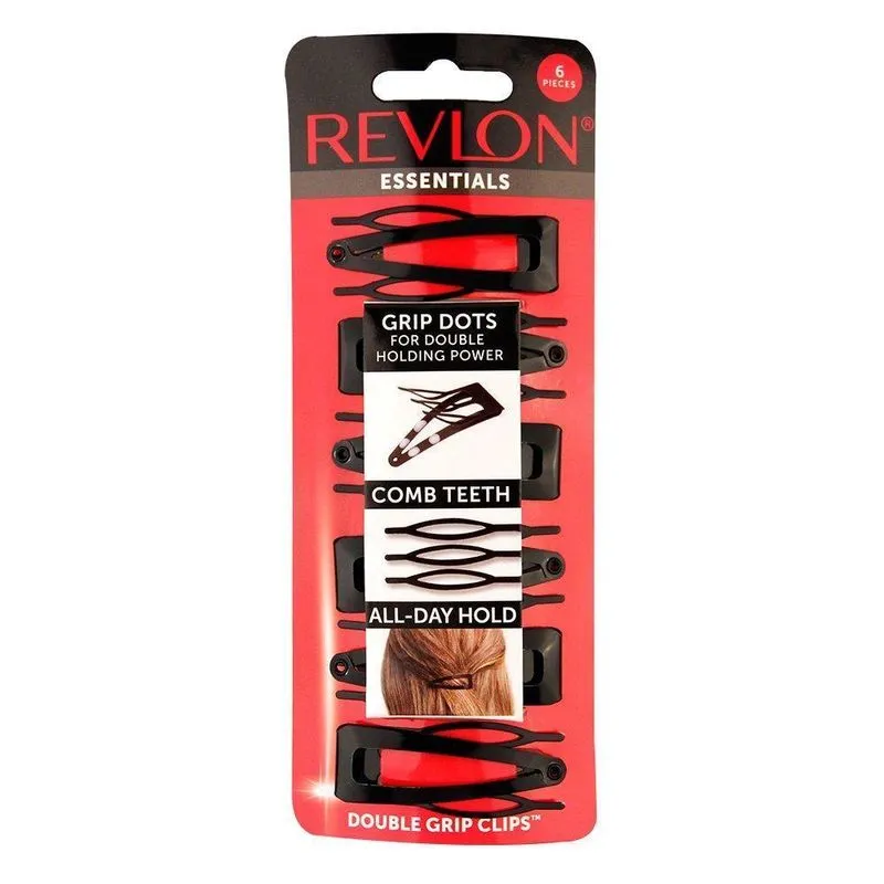 Revlon Presilhas Duplas Emborrachadas Fixação Extra Forte