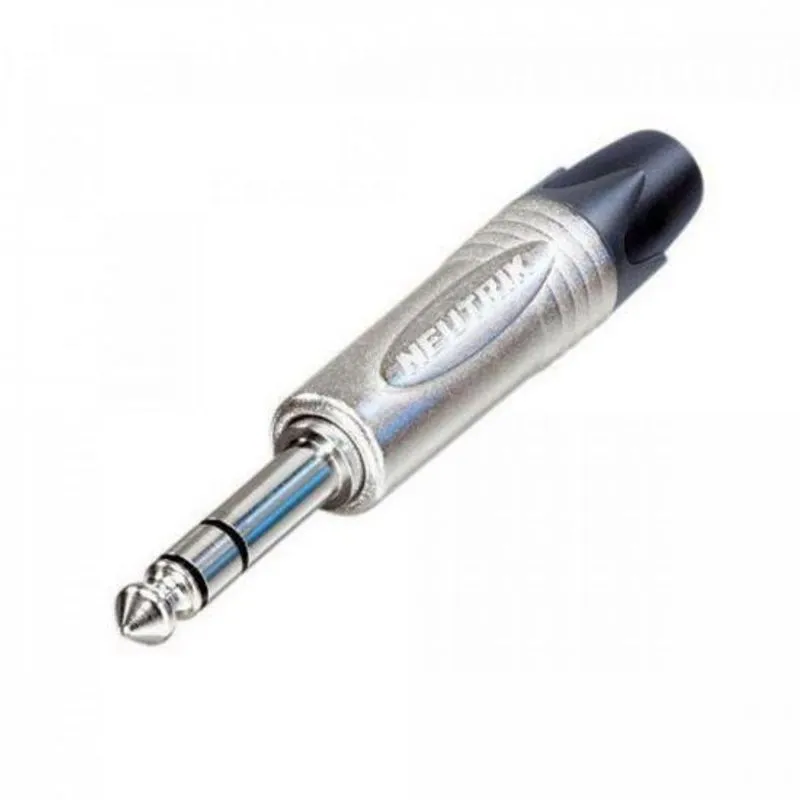 Plug P10 Estéreo Np3x Niquelado Neutrik