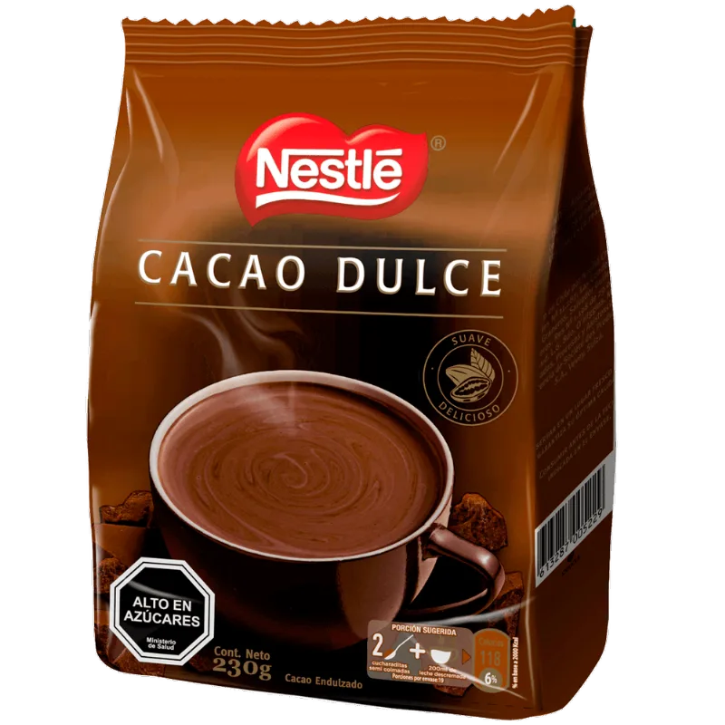 Saborizante para Leche Nestlé Cacao Endulzado 230 g