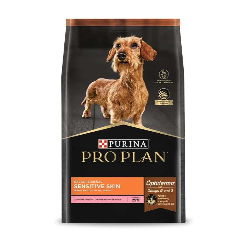 Alimento para Perros Pro Plan Adulto Razas Pequeñas Sensitive Skin con Salmon 3 Kg