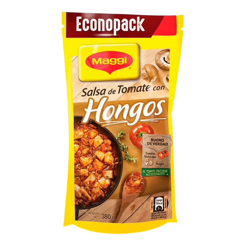Salsa de Tomate con Hongos Maggi|380g