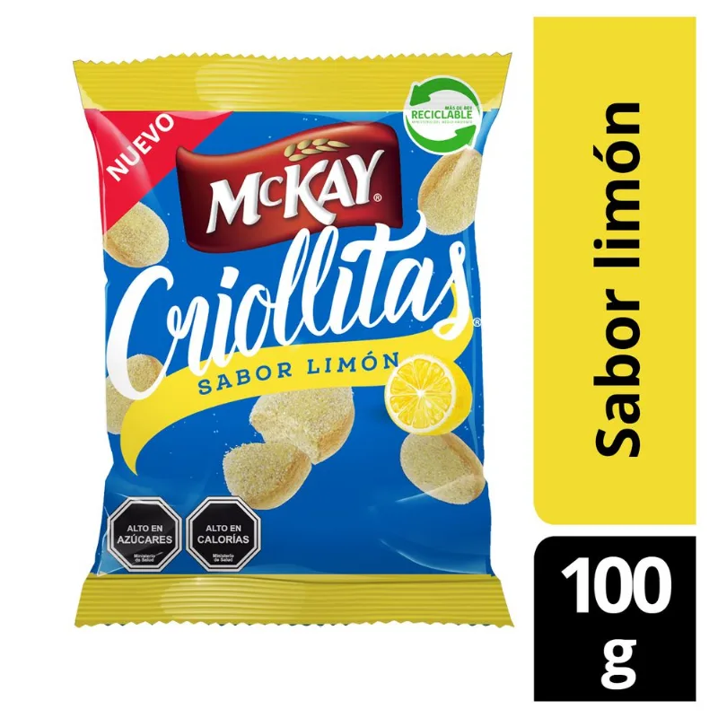 Galletas McKay Criollitas Limón 100 g