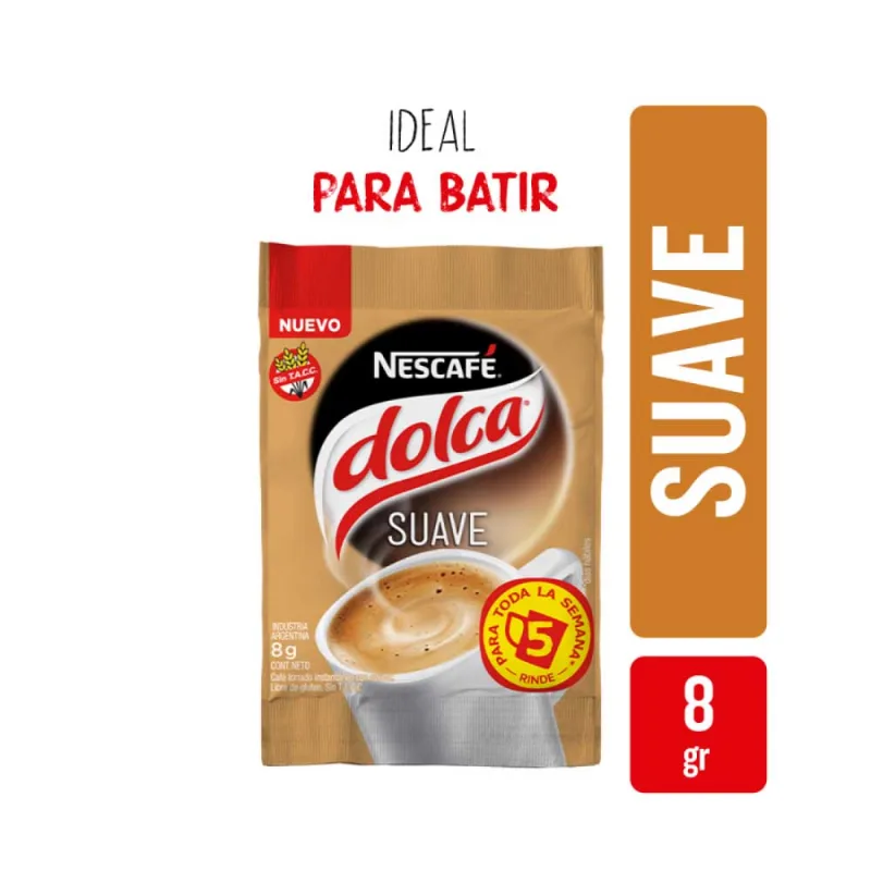 Café Dolca Suave Nescafé® 8 Gr