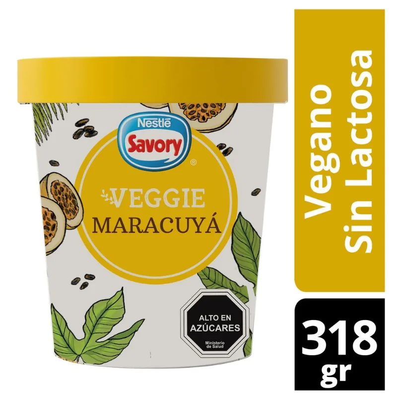 Helado Savory Veggie Maracuyá 318 g