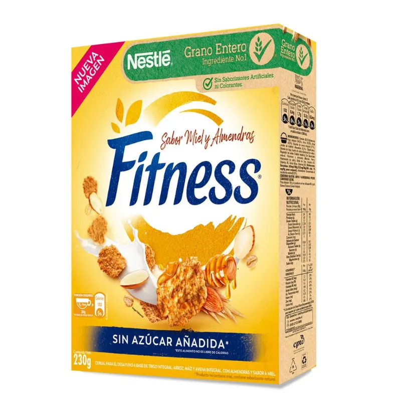Cereal Fitness Honey & Almonds 230 g