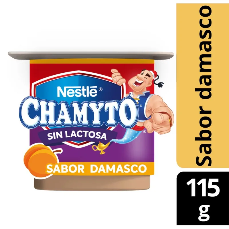 Yogurt Batido Chamyto Probióticos Sin Lactosa Damasco 115 g
