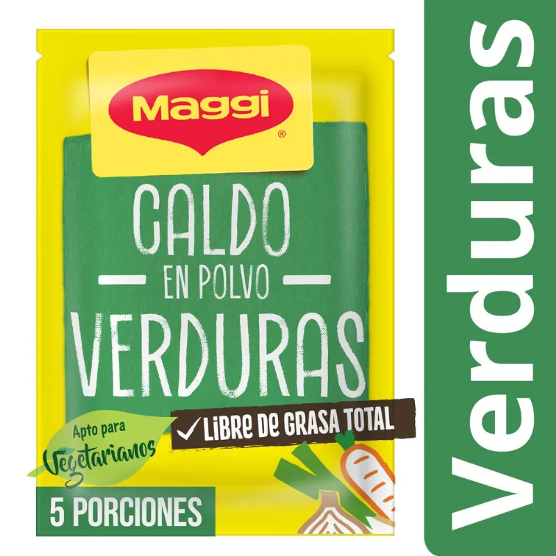 Caldo en Polvo Maggi Verduras 7 g