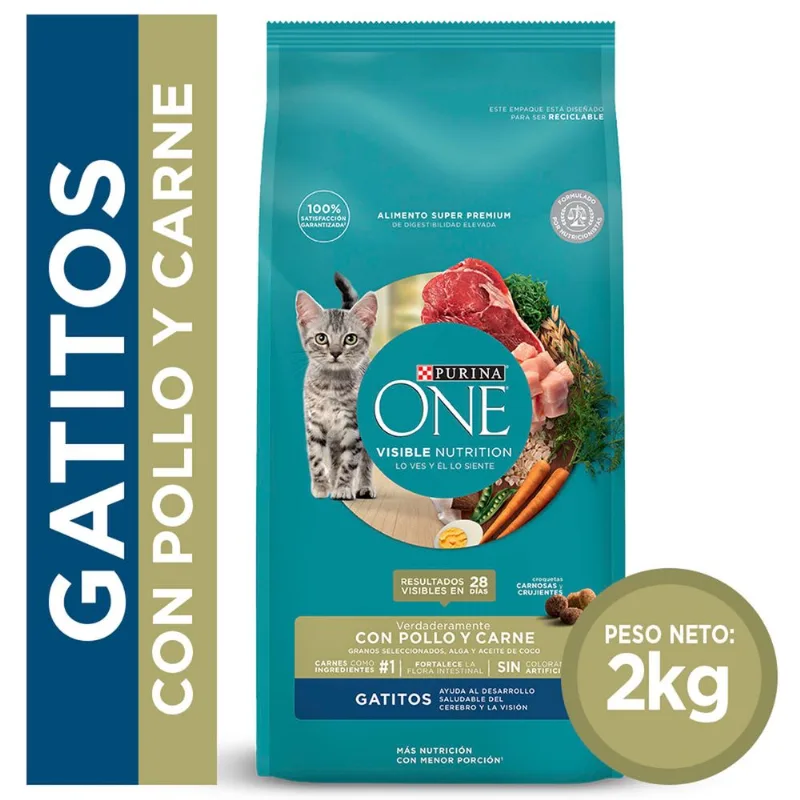 Alimento para Gato PURINA One Gatito de 2 kg
