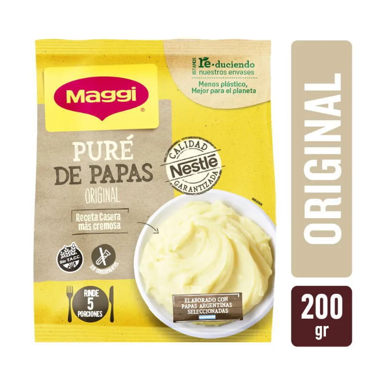 Puré De Papas Maggi Cremoso Re - 200 Gr