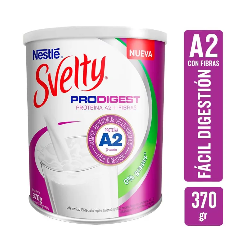 Leche En Polvo Svelty A2 Lata X370gr