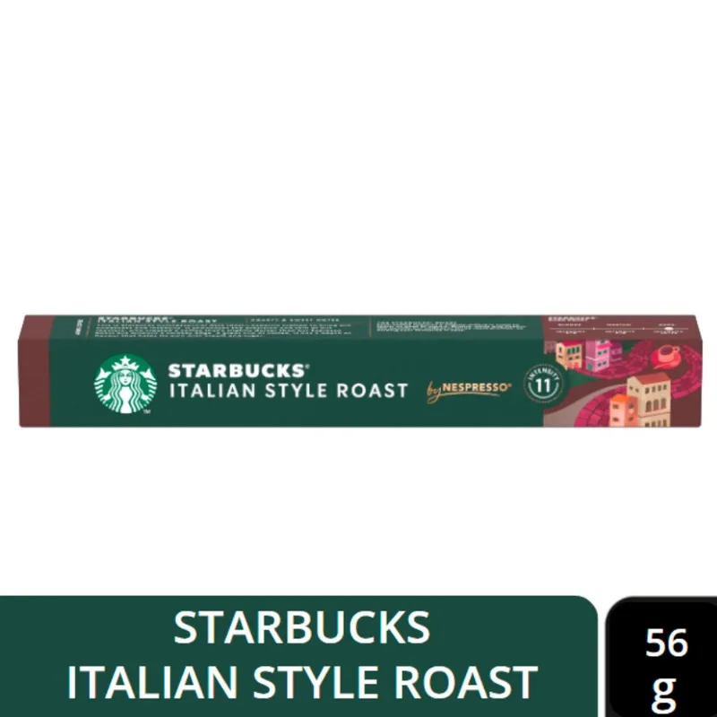 Café en Cápsulas Starbucks Italian Style Roast 56 g 10 un.