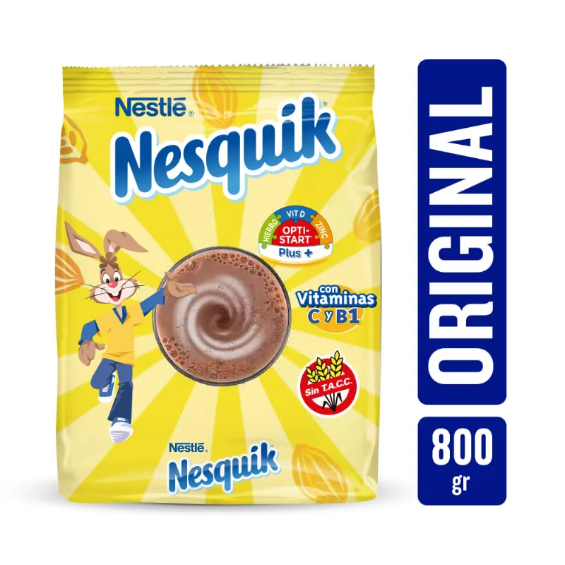 Nesquik Polvo Chocolate Sin Tacc 800 Gr