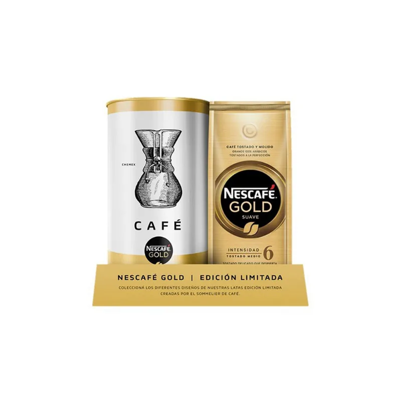 Cafe Molido Nescafe Gold Sua+ Lata 250g Cafe Molido Nescafe Gold Suave Lata 250g
