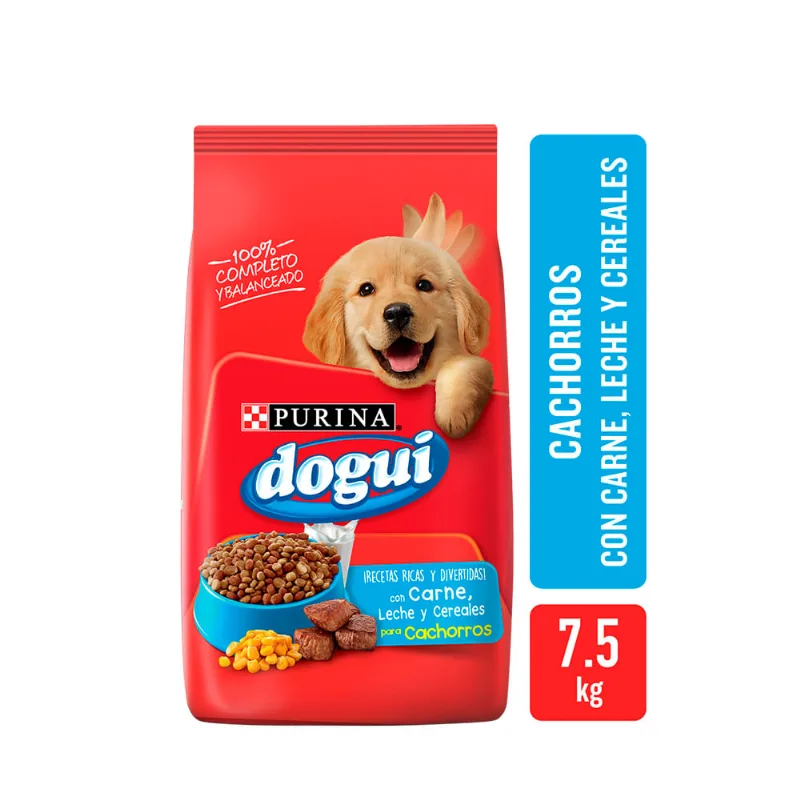 Alimento Dogui Cachorro Carne, Cereales, Leche 7,5kg