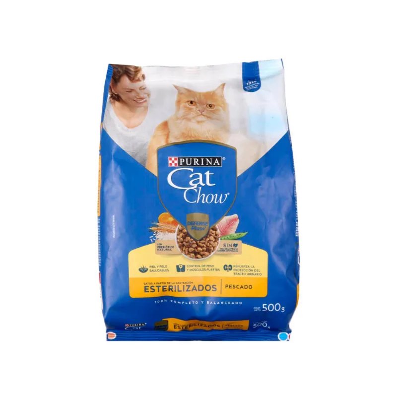 Alimento Cat Chow Sin Col Esterilizados 500g