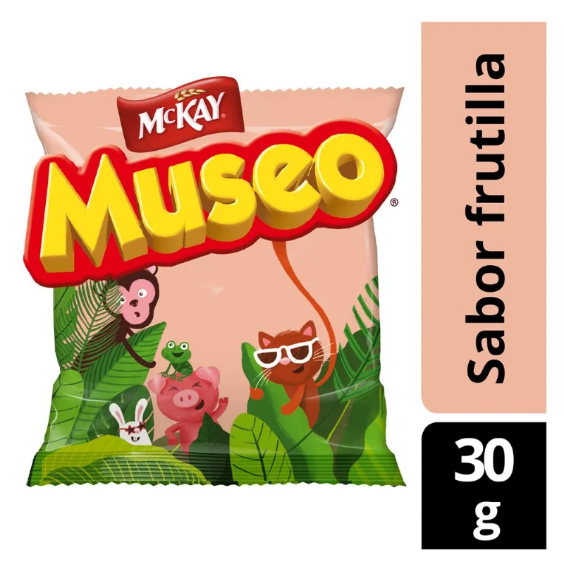 Galleta Museo Sabor Frutilla 30 g