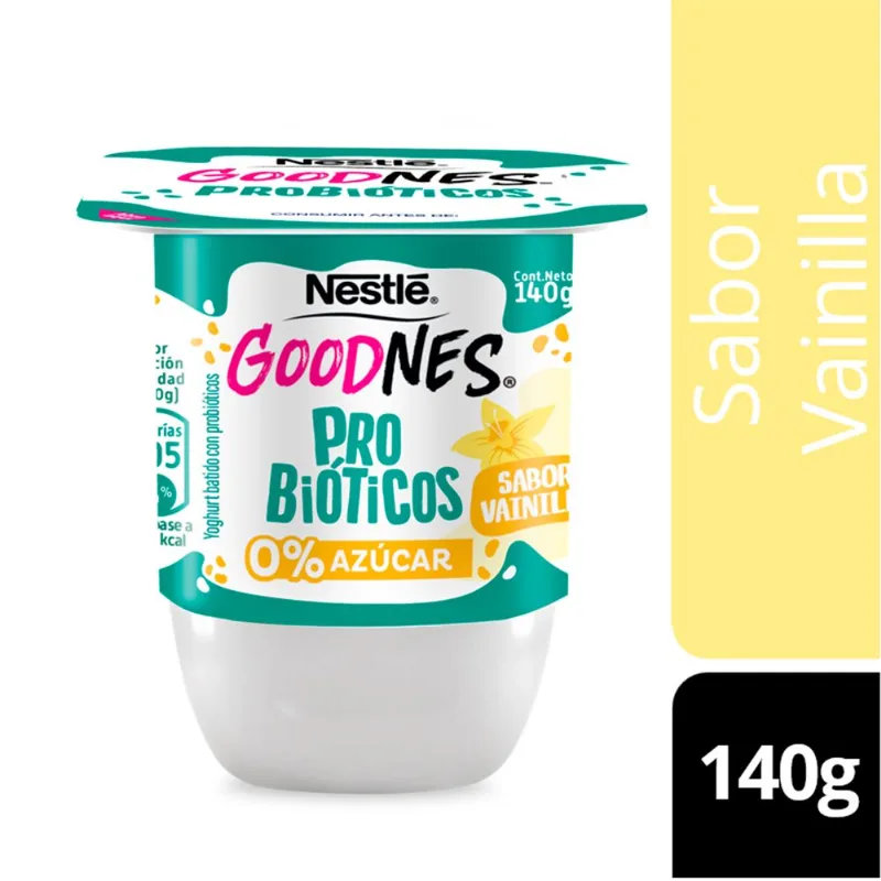 Yogurt Nestlé Goodnes Sabor Vainilla 140 g