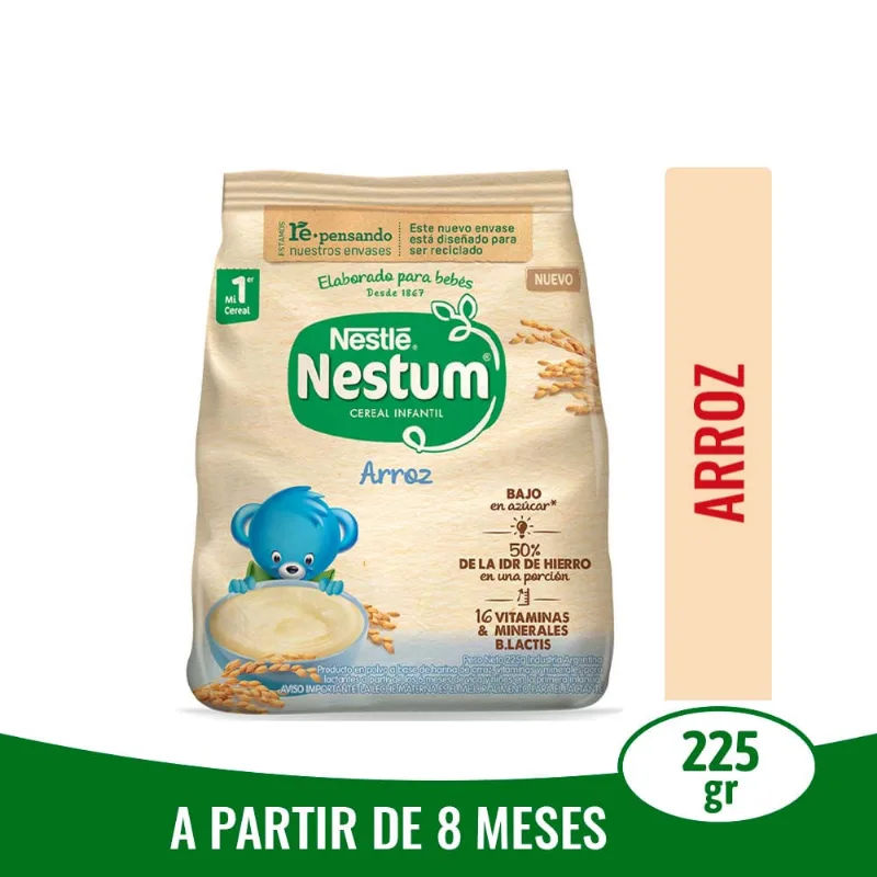 Cereal Nestum Arroz Sin Gmo Flex 225 Gr