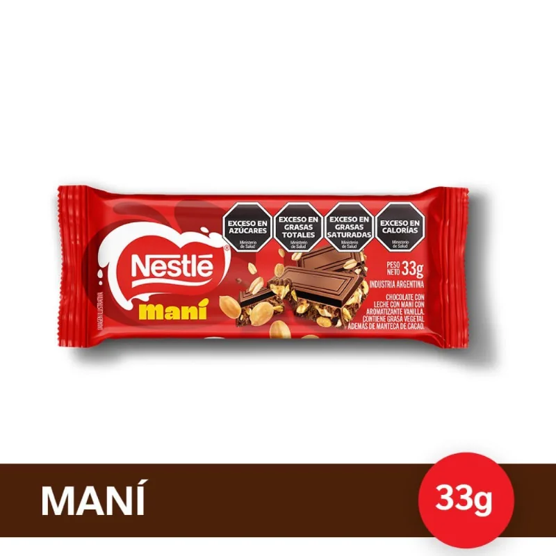 Chocolate con Maní 33 Grs Nestle Chocolate Con Maní 33 Grs Nestlé®
