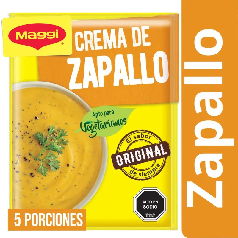 Crema Maggi Zapallo 54G 4 Porciones