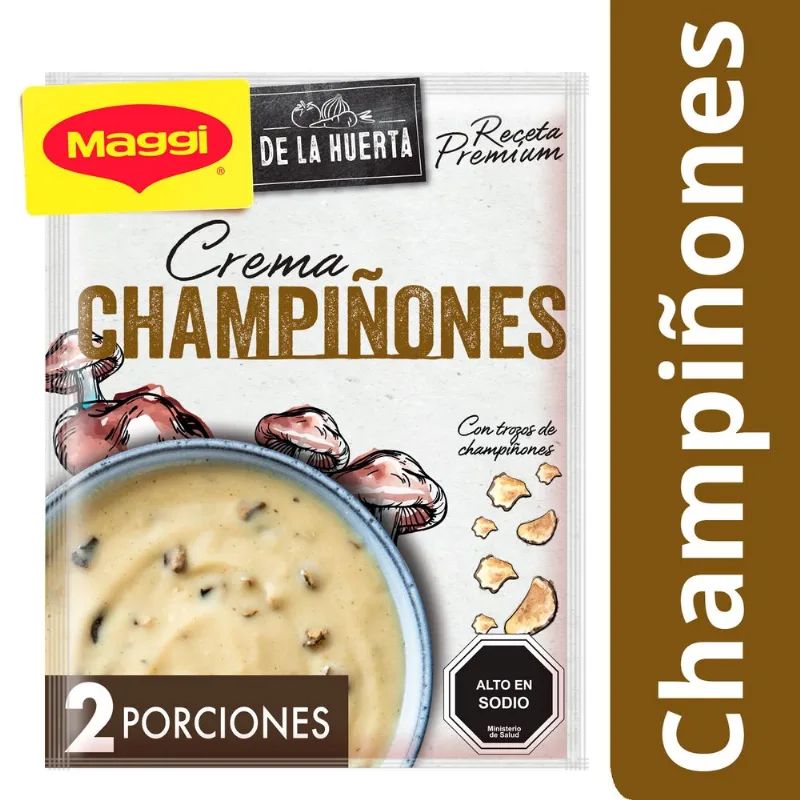 Crema Maggi de La Huerta Champiñones 42 g 2 Porciones