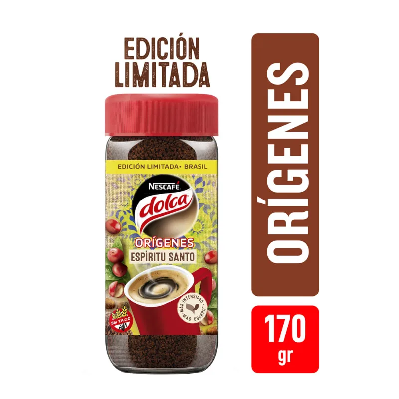 Café Nescafe Dolca Espíritu Santo 170g