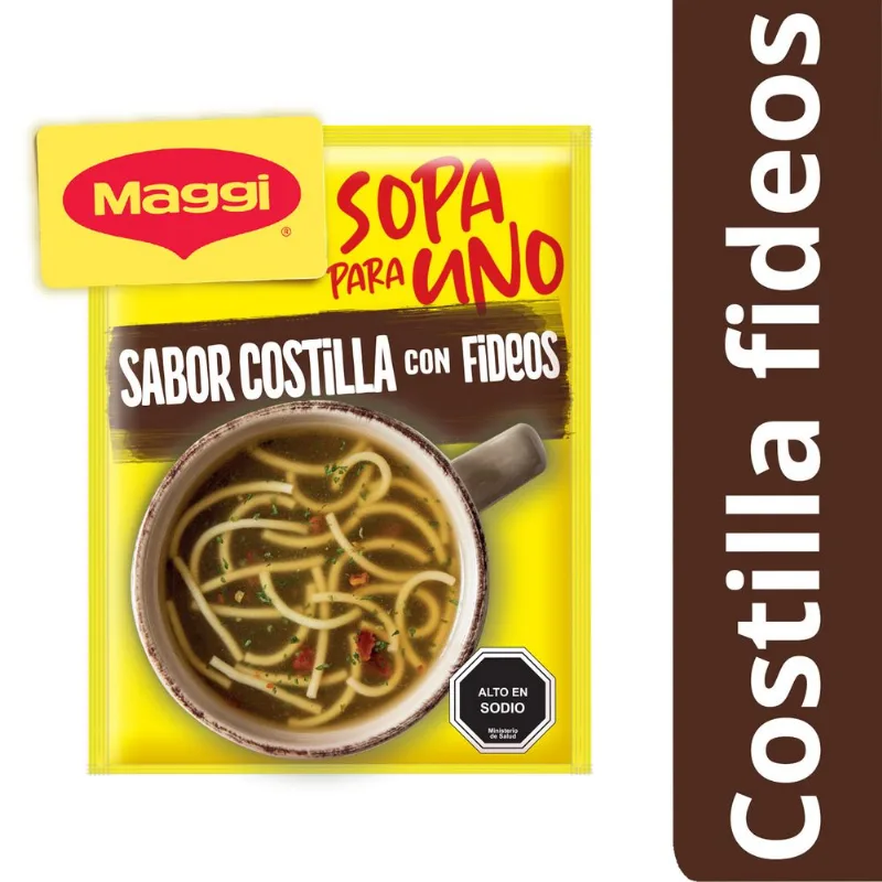 Sopa para Uno Maggi Costillas Fideos 16 g