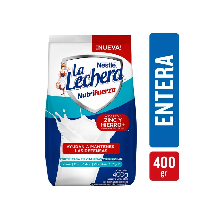 Leche En Polvo La Lechera® Softpack X400gr