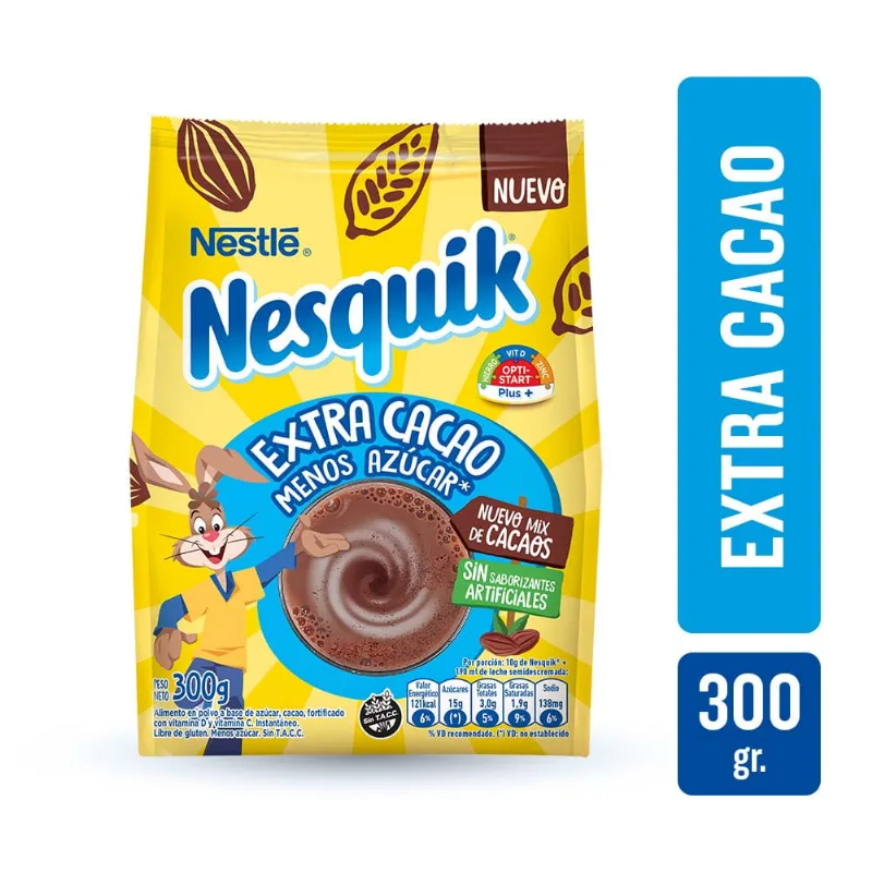 Nesquik Menosazucar Revamp X300g