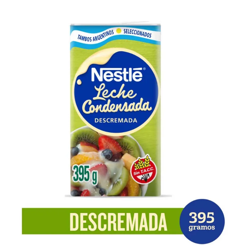 Leche Condensada Nestle Descremada X395g