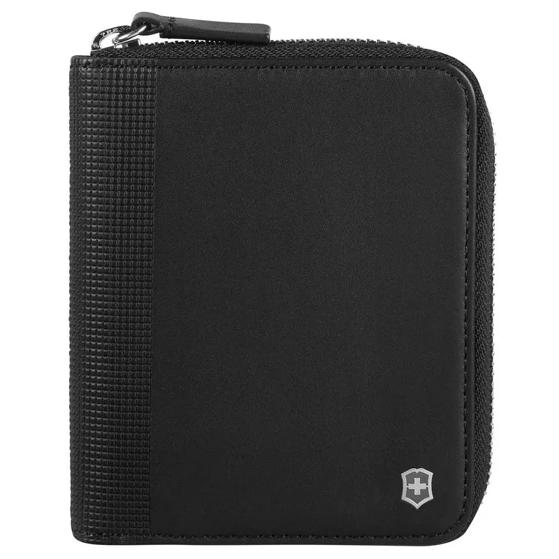 Carteira Victorinox Altius Alox Zip-Around Preta
