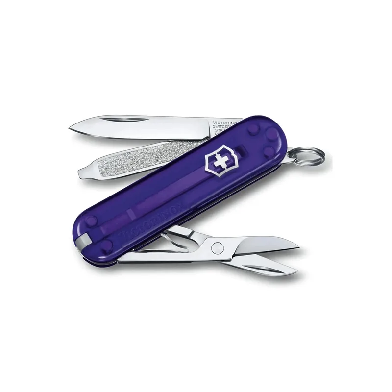 Canivete Classic SD Translúcido Persian Indigo 7 Funções - Victorinox