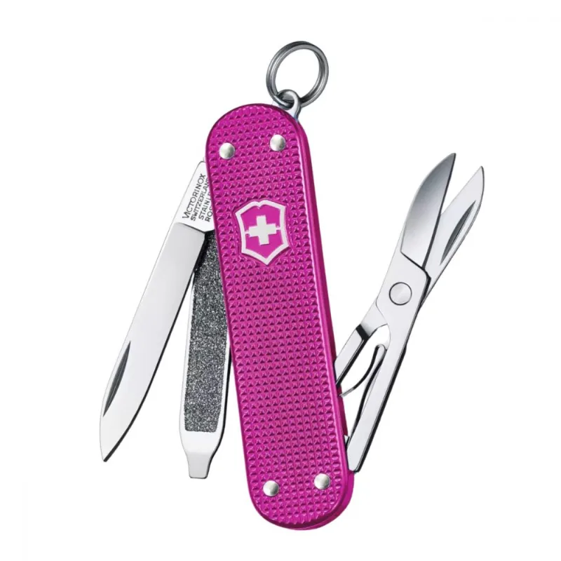 Victorinox Cortapluma 0.6221.251G Classic Alox Flamingo Party 5 usos