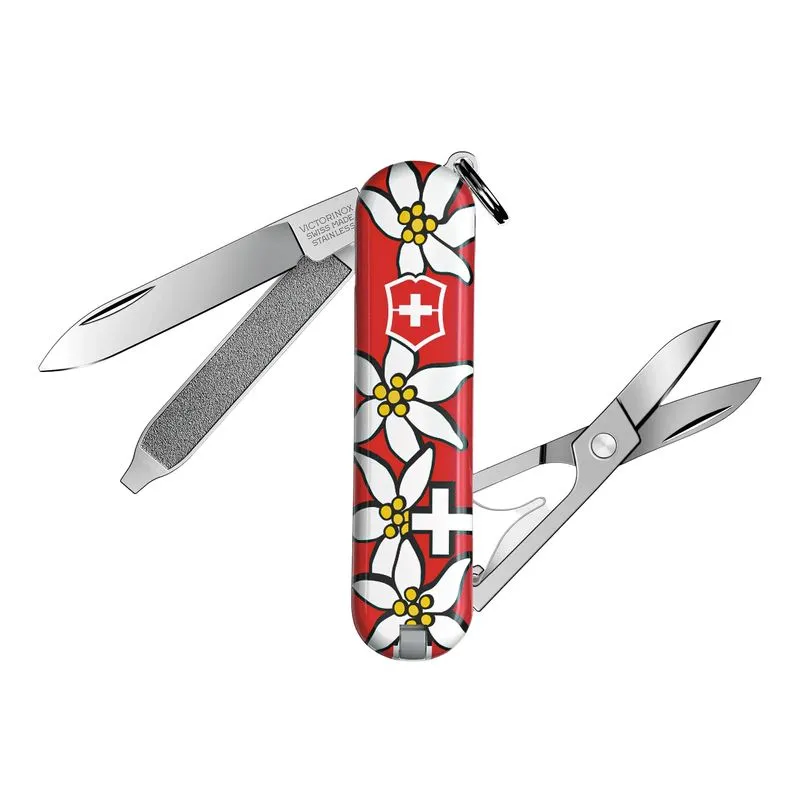 Canivete Suiço Inox Classic SD Edelweiss 7 Funções - Victorinox