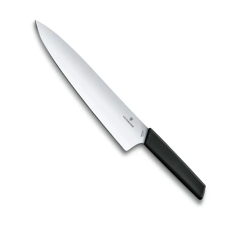 Faca Victorinox Swiss Modern - Lâmina Lisa - 25 Cm - Preta - 6.9013.25b