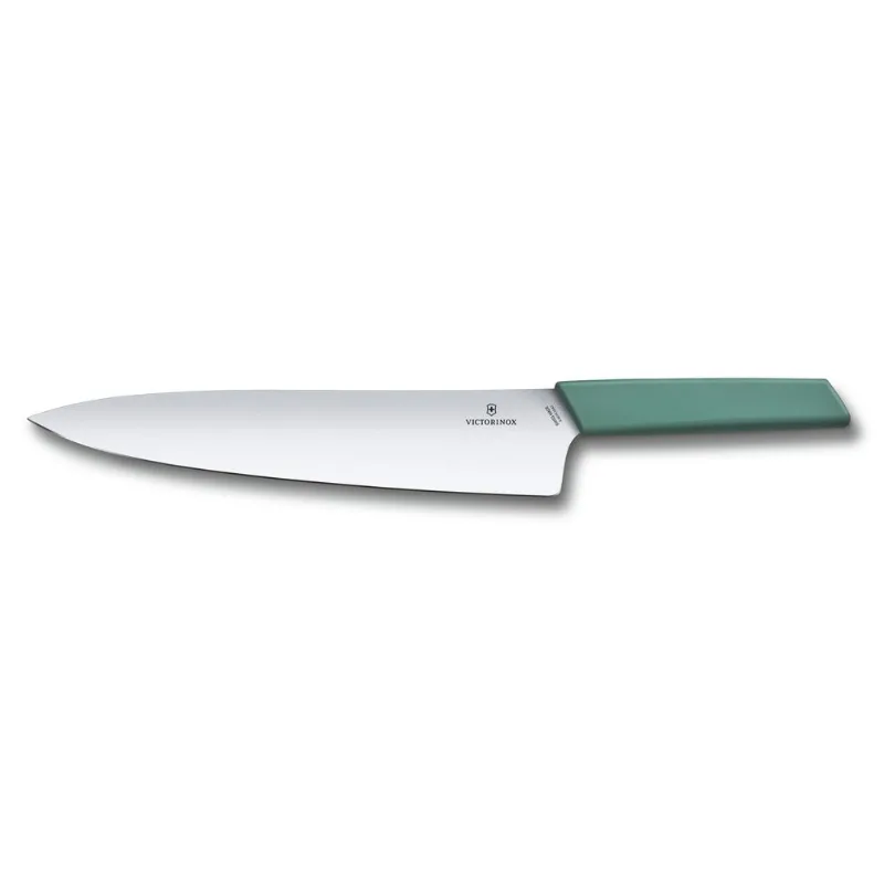 Faca para fatiar Swiss Modern Colors 25cm Verde Sage