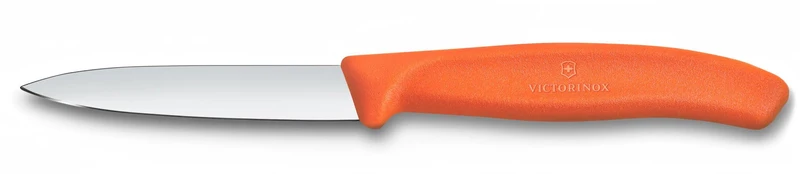 Victorinox Swiss Classic špičasti nož za sadje in zelenjavo, oranžen