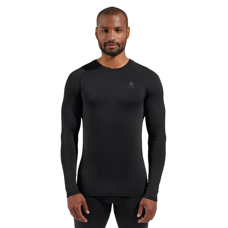 Top Manica Lunga Uomo Odlo Performance Warm Nero S