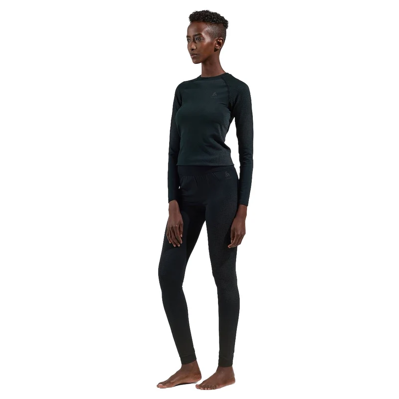Pantaloni Donna Odlo Performance Warm Nero M